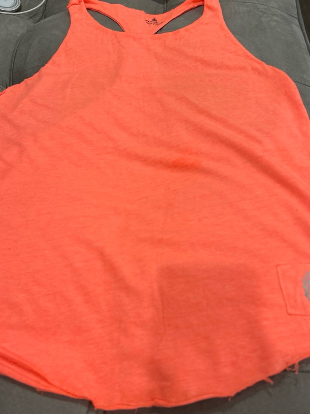 FP Movement by Free People Neon Coral Racerback Tank